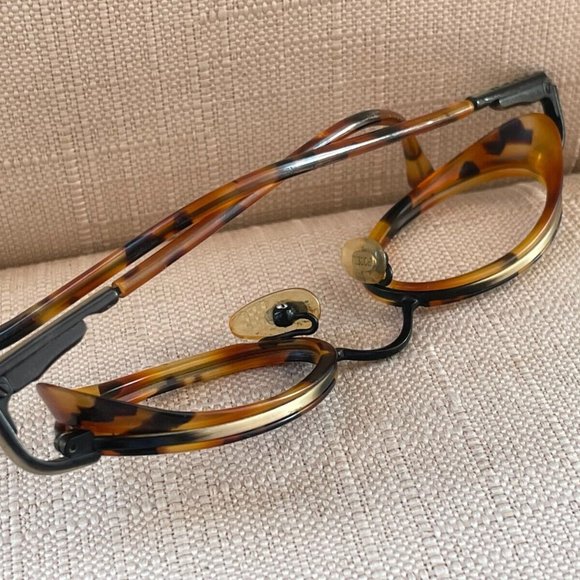 Fossil Vintage Glasses Frame Brown Tortoise/Black Glasses Frame - Picture 4 of 12